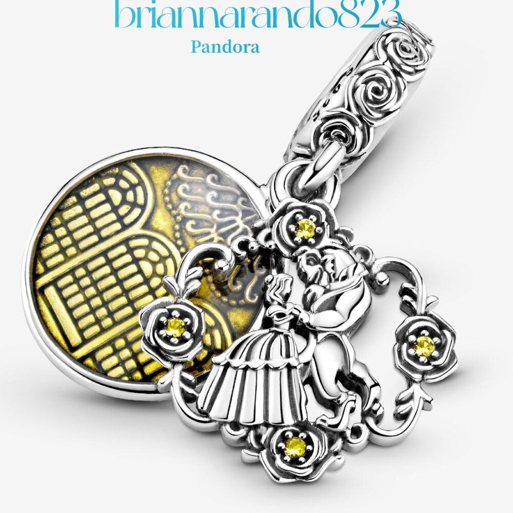 Pandora Disney Beauty And The Beast Dancing Dangl… - image 2